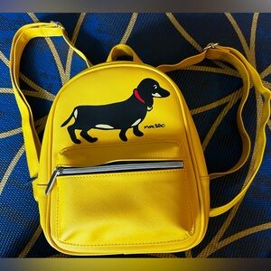 Marc Tetro Yellow Dachshund Backpack